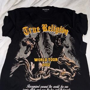 True Religion Charcoal Crewneck Tee